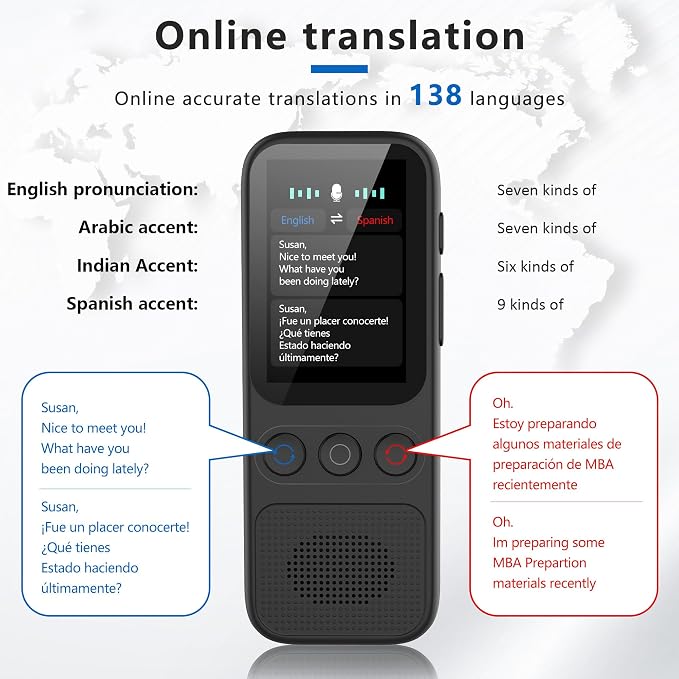 Language Translator Device, 138 Languages Supported, Instant Offline Language - Image 3
