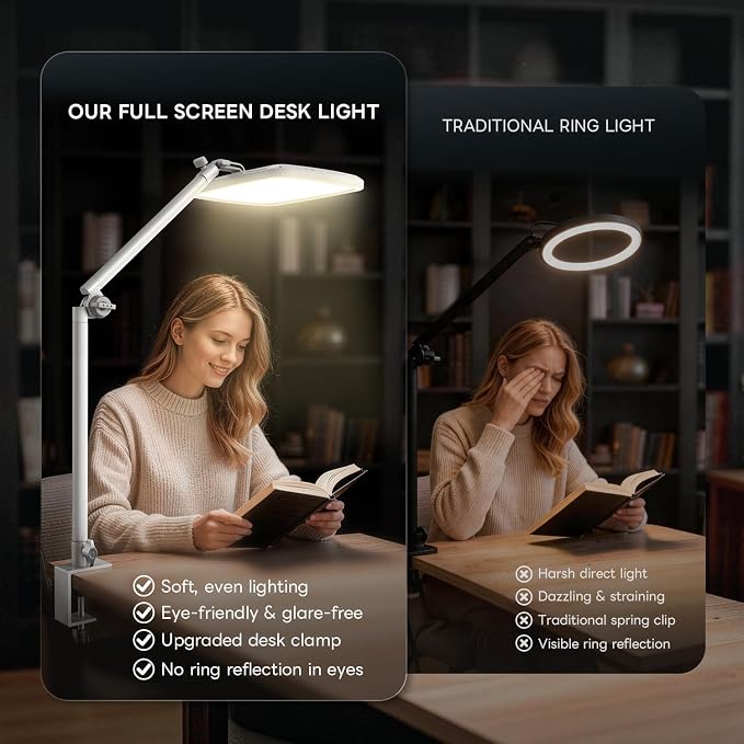 NiceVeedi 14" Soft Key Light, Dimmable Desk Ring Light - Image 7