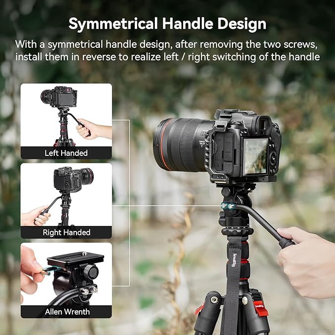 SmallRig Tripod Fluid Head Pan Tilt Head - Image 6