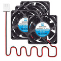 WINSINN DC 60mm Fan 12V 6025 Dual Ball Bearing Brushless Cooling 60x25mm 2PIN by WINSINN