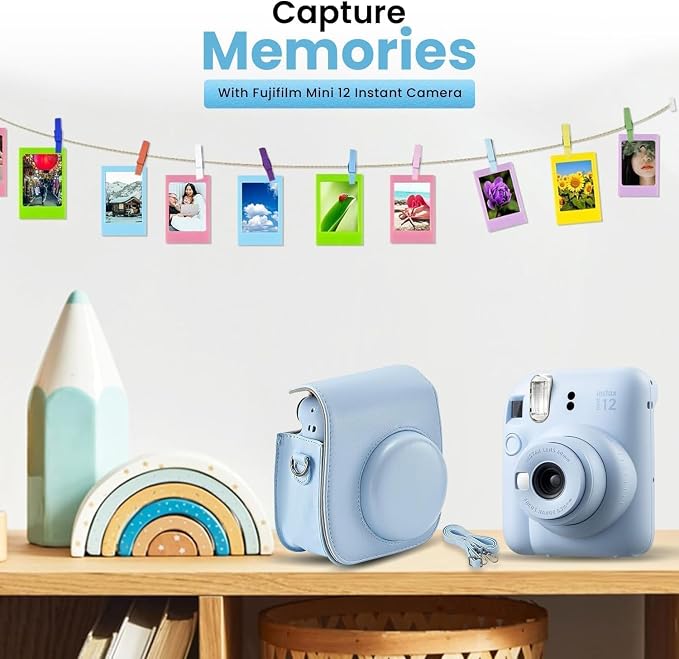 Fujifilm INSTAX MINI 12 Blue Bundle 2025, Pastel Blue) - Image 7