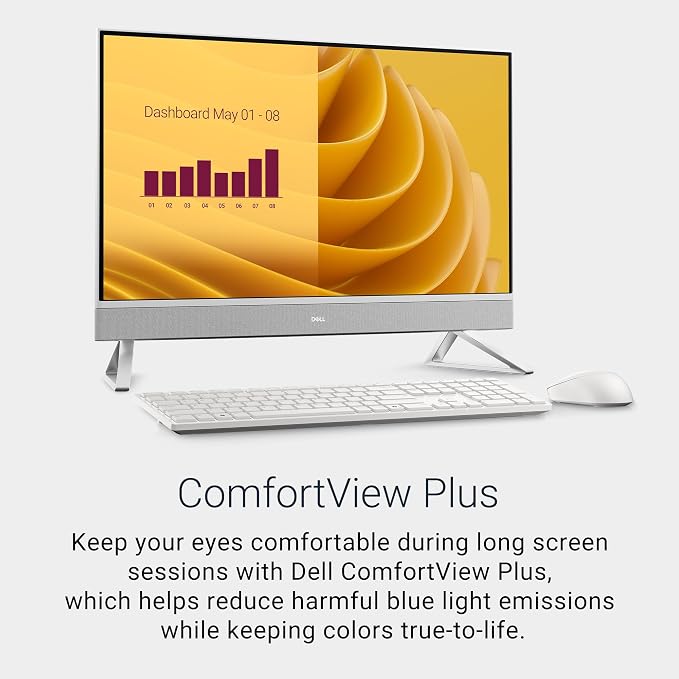 Dell 27 All-in-One Desktop, FHD, Intel Core 7 150U, 32GB, Windows 11 Home | Intel Graphics, 1TB SSD, Wi‑Fi 6E, Bluetooth, Keyboard & Mouse, Stereo Speakers, McAfee+ Premium Trial, EC27250 - Image 4