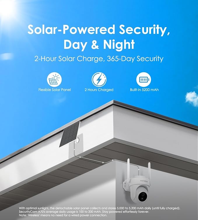 4K Security Cameras Wireless Outdoor, No Subscription, -15°F Cold, Ethernet - Image 8