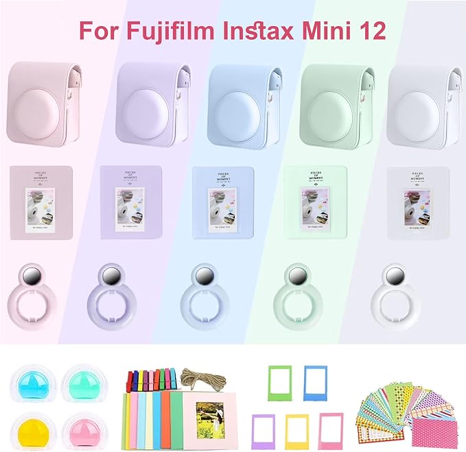FUJIFILM Instax Mini 12 Pastel Blue Camera Bundle - Image 6