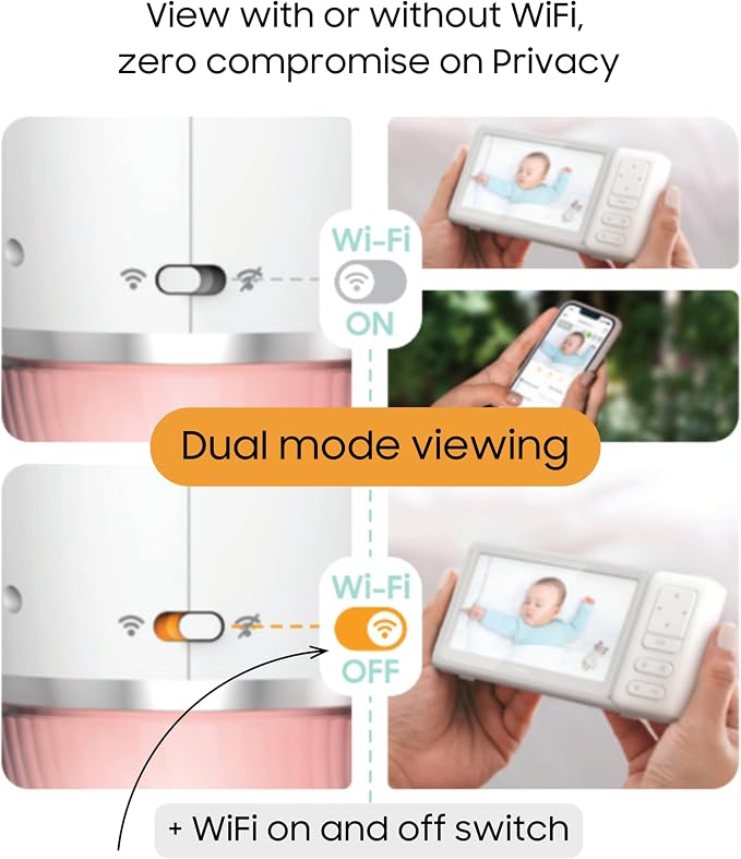 CHILLAX DM568 Video Baby Monitor – 2K QHD Baby Monitor - Image 3