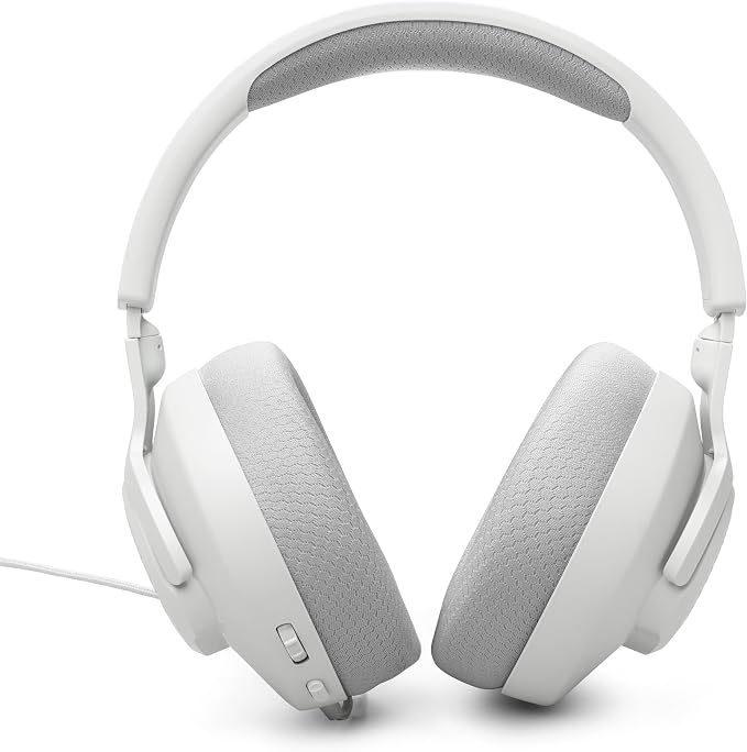 JBL Quantum 100M2 Wired Gaming Headset, Detachable Mic - White | Memory Foam Ear Cushions And 3.5 Mm Jack Work With PC, PlayStation, Xbox, Nintendo Switch For Immersive PC Gaming Sessions - Image 8
