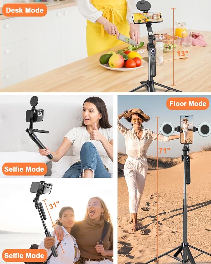 Yeaki 71” Auto Face Tracking Tripod - Image 6