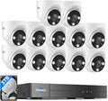 Hiseeu 12 Channel Wired Security Camera System by Hiseeu