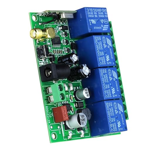 DC 12V 24V 36V 4CH Remote Control Switch 433Mhz 10A Wireless Remote Control - Image 2