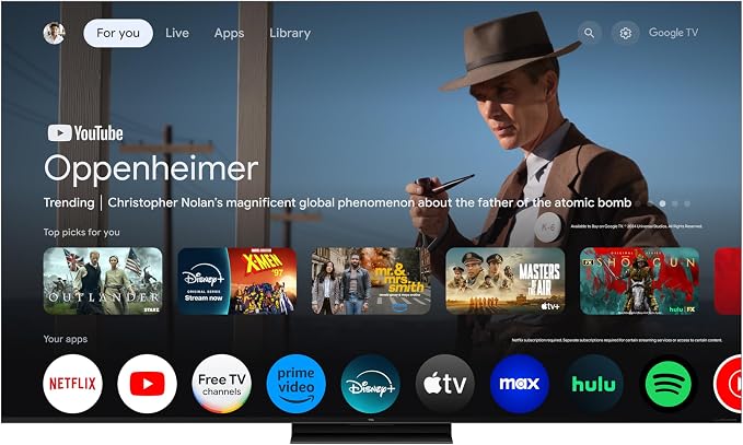 TCL 85 Inch Class QM7K Series | Mini LED QLED 4K HDR | 85QM7K, 2025 Model | 120HZ-144HZ Anti Reflective Screen Smart Google TV Dolby Atmos Onkyo Audio | Voice Remote Alexa Gaming Streaming Television - Image 31