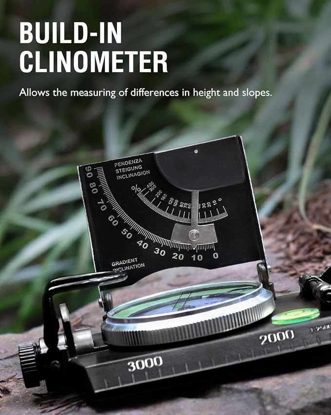Eyeskey Multifunctional Military Sighting Navigation Compass - Image 2