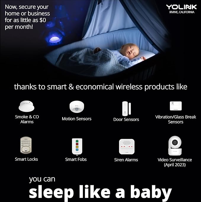 Smart Motion Sensor, YoLink 1/4 Mile World's Longest Range Wireless Motion - Image 7