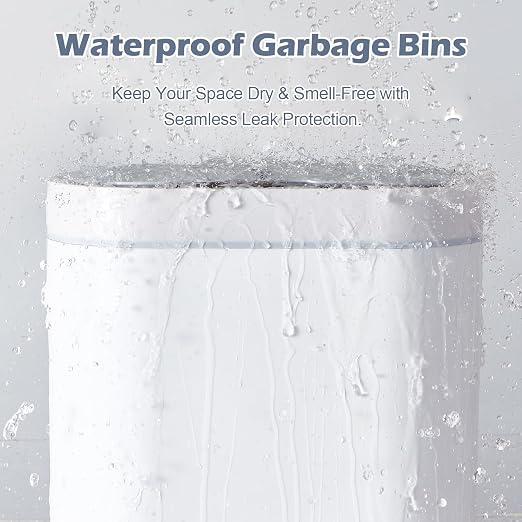 ELPHECO 2 Pack Bathroom Motion Sensor Trash can 2.5 Gallon + 2 Gallon Automatic - Image 3