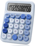 Mr. Pen- Mechanical Switch Calculator, 12 Digit Large LCD Display, Sky Blue by MrPen