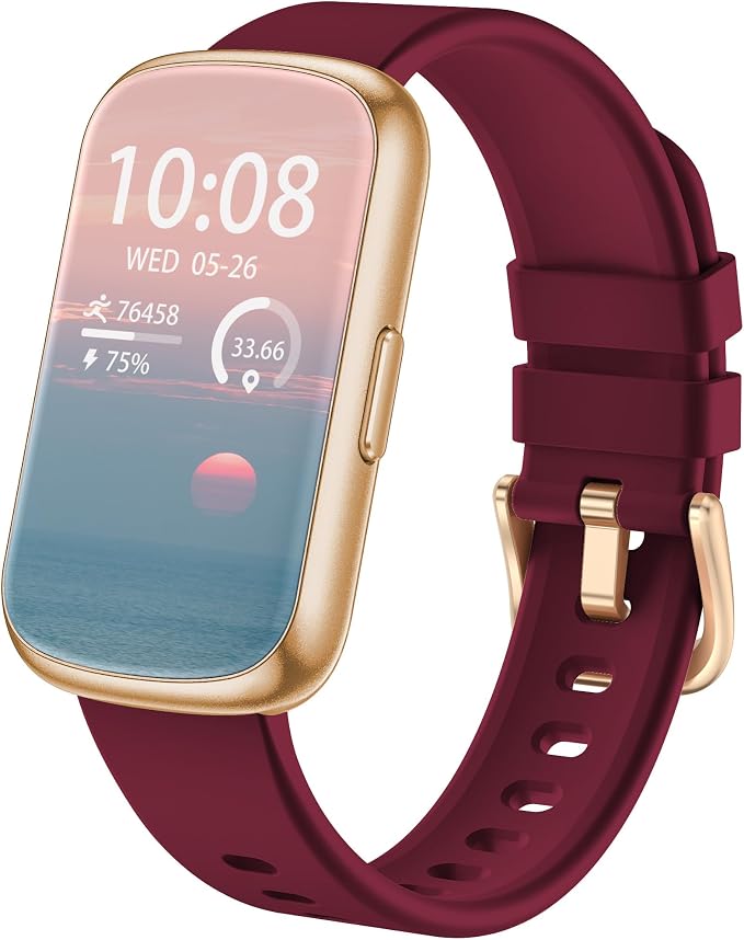 Fitness Tracker, Smart Watches for Women Men by RLQASmartWearables