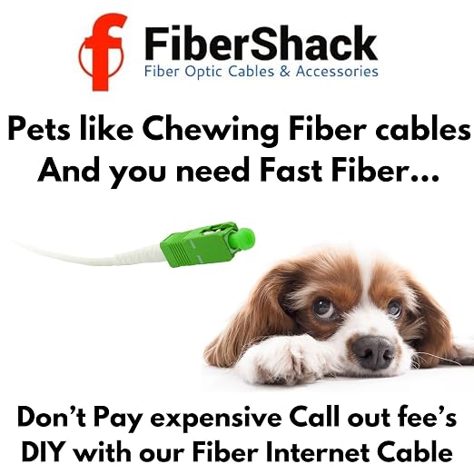 Fibershack - White SC/APC to SC/APC Fiber Optic Patch Cable FTTH Home Fiber - Image 4