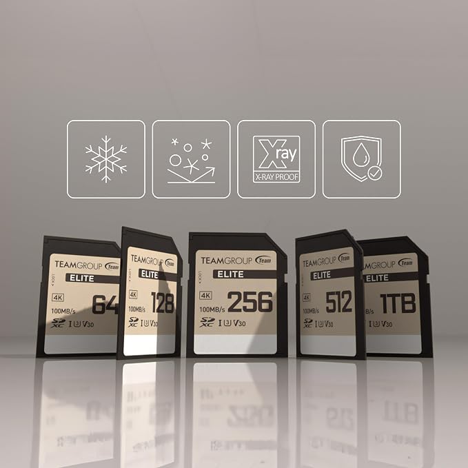 TEAMGROUP Elite 64GB UHS-I U3 V30 UHD Read Speed up to 100MB/s SDXC High Speed - Image 4