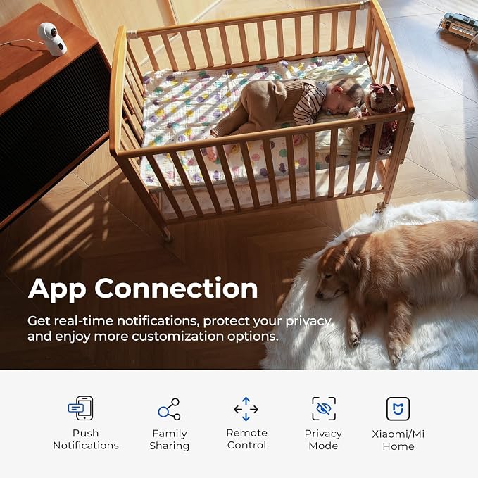 IMILAB 3K+3K Security Camera Indoor, Dual Lens Pet/Dog/Baby Camera - Image 7