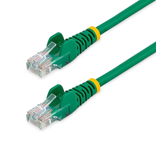 StarTech.com Cat5e Ethernet Cable - 5 ft - Green- Patch Cable - Snagless Cat5e by StarTech
