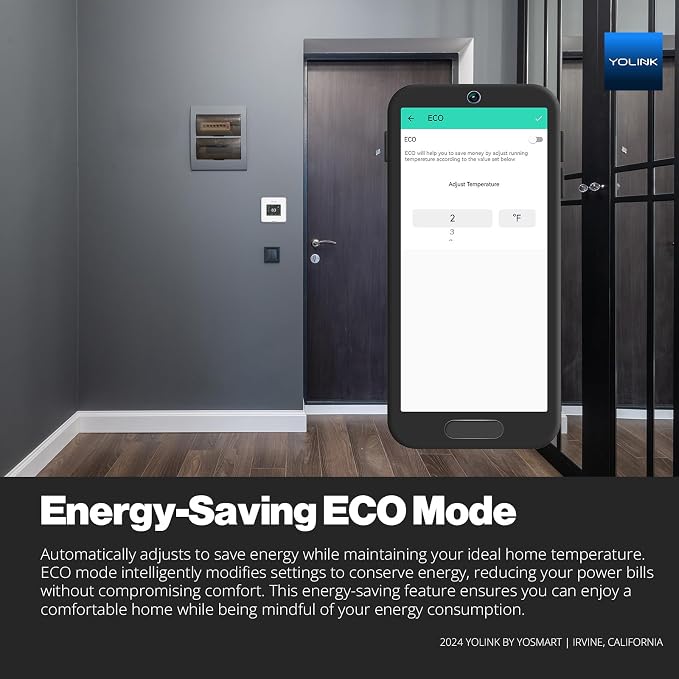 YoLink Thermostat 2, Smart Home & Commercial Thermostat - Image 7