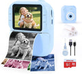 Kids Camera Instant Print with Color & Black-White Printing, 1080P HD Digital by QMWLABSCAMERAS