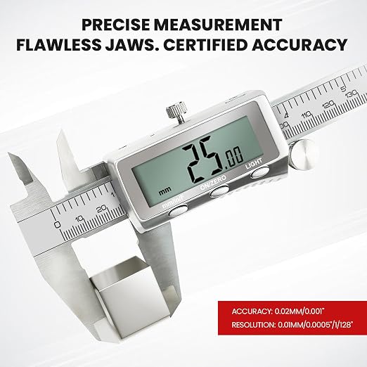 Digital Caliper 6 Inch, Rechargeable Calipers - Image 5
