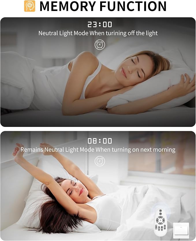 Modern LED Ceiling Light Dimmable Ceiling Light Fixtures - Image 4