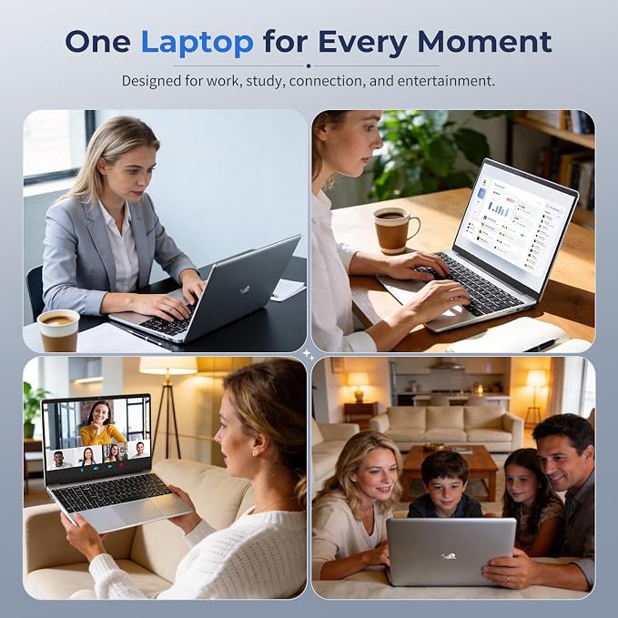 2026 Flagship 15.6" Business Laptop Computer, 16GB RAM 512GB SSD, Core i5-7Y54(Up to 3.2GHz), Windows 11 Pro, Office 365, Fan Cooling, 2-Year Warranty, Portable Traditional Lap Top for Students & Work - Image 9