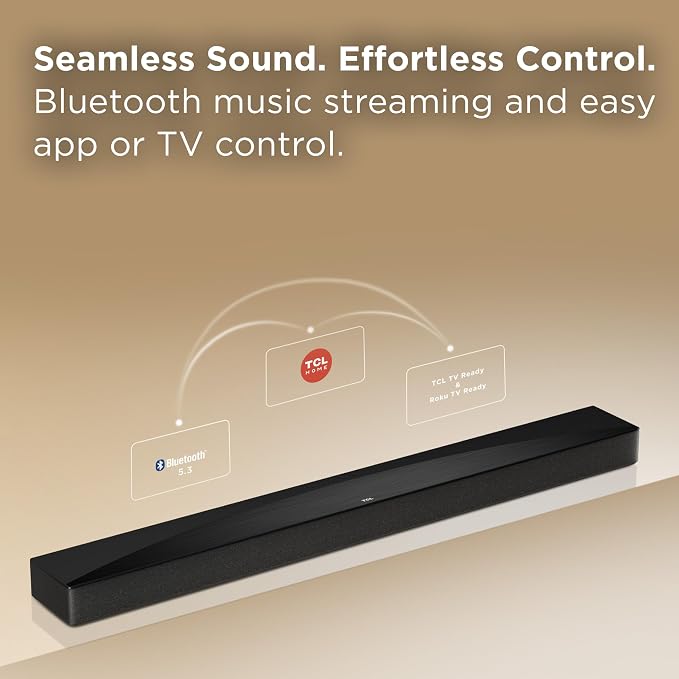 TCL Q65H 5.1 Surround Sound Bar with Wireless Subwoofer for Smart TV | Dolby Atmos DTS:X Calibration | 580W Power Bluetooth Home Theater Speaker with Bass | App Control & Remote Control | Latest Model - Image 10