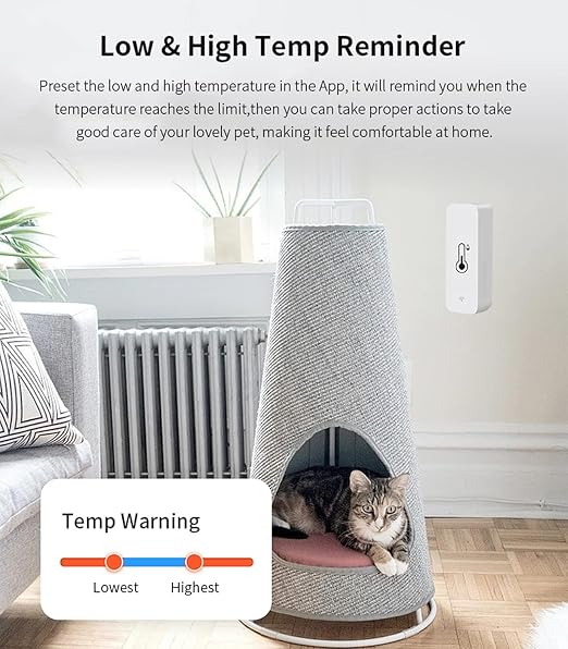 WiFi Temperature Humidity Sensor Smart Hygrometer Thermometer Sensor - Image 6