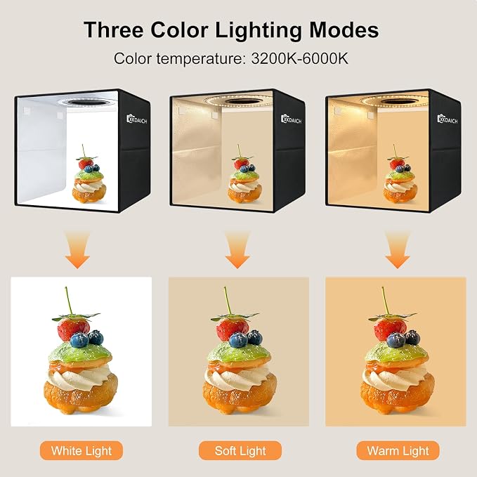 12x12 Inch Portable Folding Photo Studio Box - Image 2