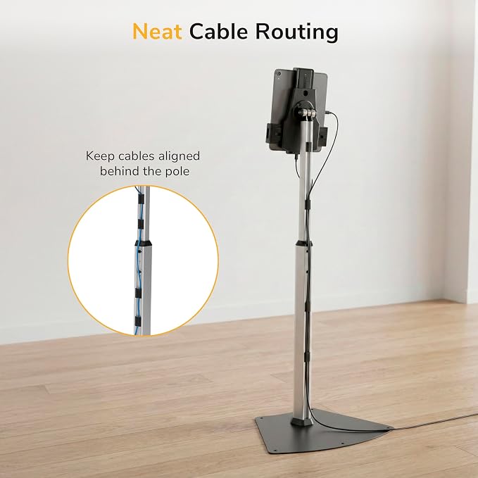 Mount-It! Anti-Theft Universal iPad & Samsung Tablet Floor Stand Kiosk - Image 9
