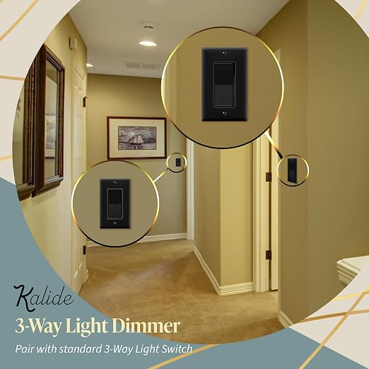 TOPGREENER Kalide Dimmer Light Switch, LED Dimmer Switch, Full Range Dimming - Image 5