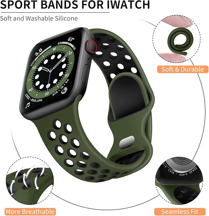 Lerobo Band Compatible with Apple Watch Band Ultra 3 49mm Ultra 2 Ultra Series - Image 2
