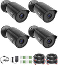ZOSI 4 Pack 1080p Home Security Cameras by ZOSI