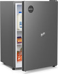 Upstreman 2.5 Cu.Ft All-Refrigerator Mini Fridge, Single Door Small Refrigerator, Dorm Fridge with 7 Adjustable Thermostat, Compact Refrigerator for Office, Bedroom or Dorm, Gray-CR26 by StartUpLiveBetter