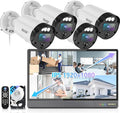 【All-in-One Security System】 4K 2160P Outdoor Wired Security Camera System by WEILAILIFE