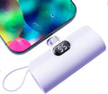 Mini power bank 5500mAh Portable Power Bank,Dual USB-C ports Cell Phone Power Charger, LCD LED Display Battery Compatible with iPhone17/16/15 plus/15 pro/15 pro Max/Android phone/Samsung/Moto/LG etc by BytePower