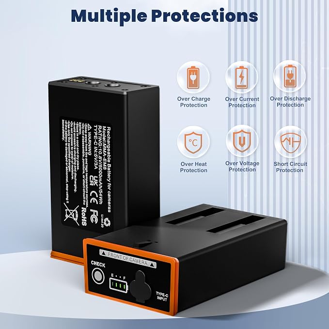1-Pack 5000mAh Replacement Battery - Image 7