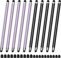 10 PCS Stylus Pen for Touchscreen, 2-in-1 High Sensitivity & Precision | Rubber by DAXINGXING