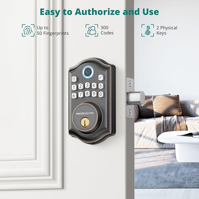 AkaGear Keyless Entry Door Lock - Image 3