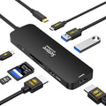 USB C Docking Station Dual HDMI Monitor, USB C to Dual HDMI Adapter by SeloreS-Global