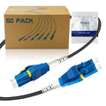 50-Pack - 5m Uniboot LC to LC Armored Fiber Patch Cable, Singlemode 9/125um by Bangun
