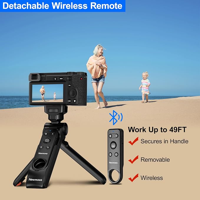 Newmowa Wireless Remote Control Shooting Grip & Mini Tripod - Image 3