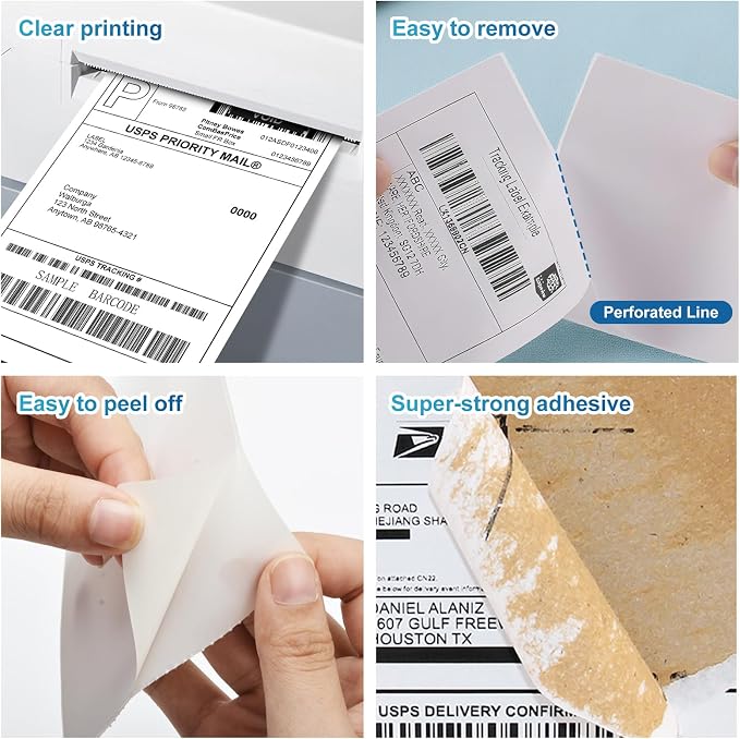 9527 Product 4x6 Blank Direct Thermal Shipping Labels - Image 5