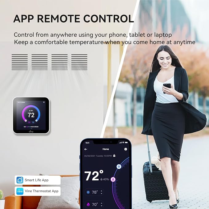 vine Programmable Thermostat for House - Image 4