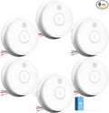 SITERWELL Smoke Detector, Hardwired Interconnected Smoke Detector, by SITERWELL