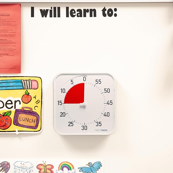Time Timer Original 12" Visual Countdown Timer – Large 60-Minute Classroom - Image 4
