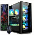 STGAubron Gaming PC Desktop,Core I7,RTX 3050 6G,32G RAM,1TB SSD | Gaming Computer Tower for Streaming,Video Editing,Home,School,I7 up to 3.9G,ARGB Fan,WiFi 6,BT 5.0,4K DP,HDMI,Win11 Home by STGAubron