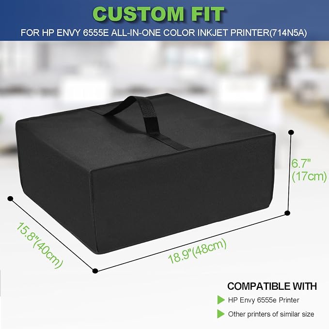 Printer Cover for HP Envy 6555e Wireless All-in-One Color Inkjet Printer - Image 2